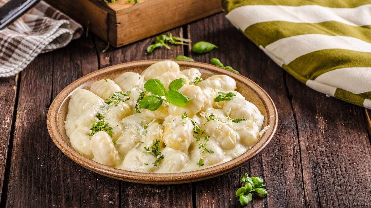 Gnocchis au pesto de noix et parmesan