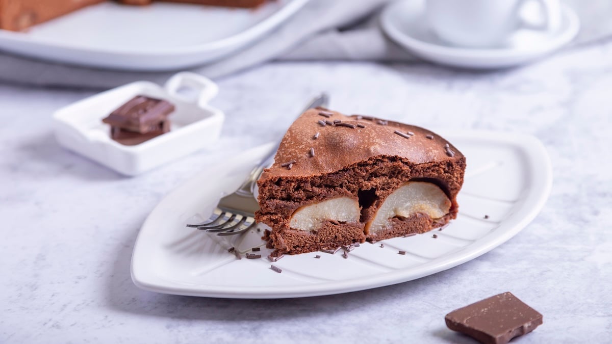 Gâteau moelleux aux poires