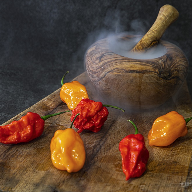 60 Graines des 6 PIMENTS LES PLUS FORTS DU MONDE, Coll. 6 + Guide: CAROLINA  REAPER, MORUGA YELLOW, BROWN BHUTLAH, BORG 9, BHUT JOLOKIA, HABANERO RED  SAVINA : : Jardin