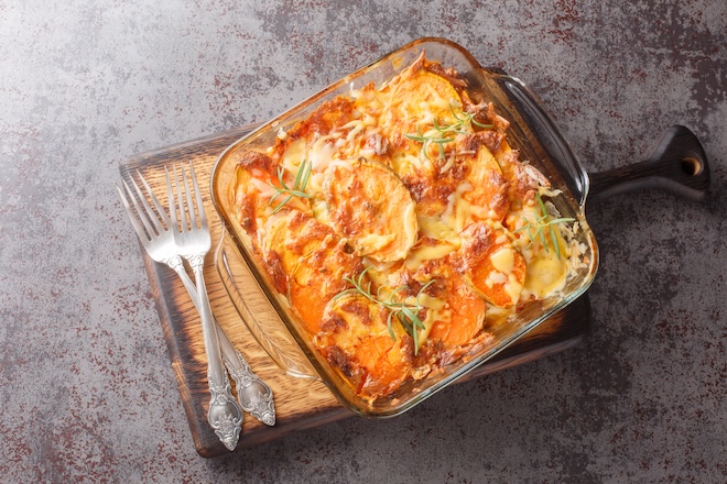 gratin de l&eacute;gumes d'hiver