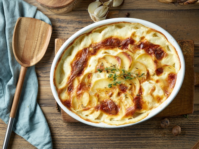 gratin familial de pommes de terre