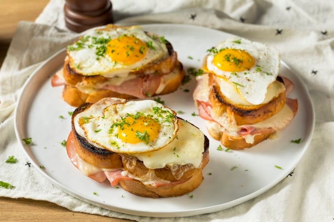 trois petits croque-madame