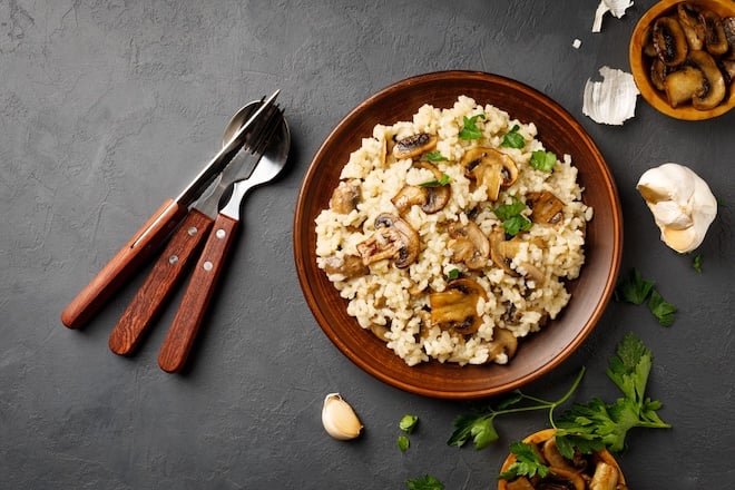 risotto aux champignons