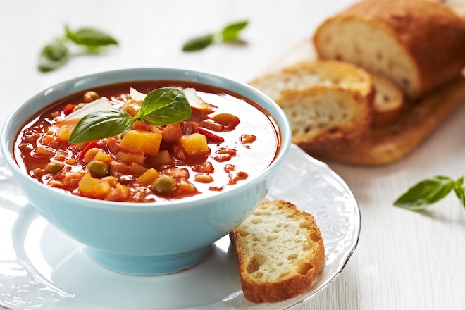 bol de soupe minestrone