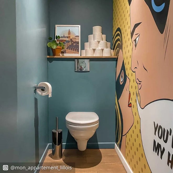 Affiche pour décorer ses toilettes avec humour