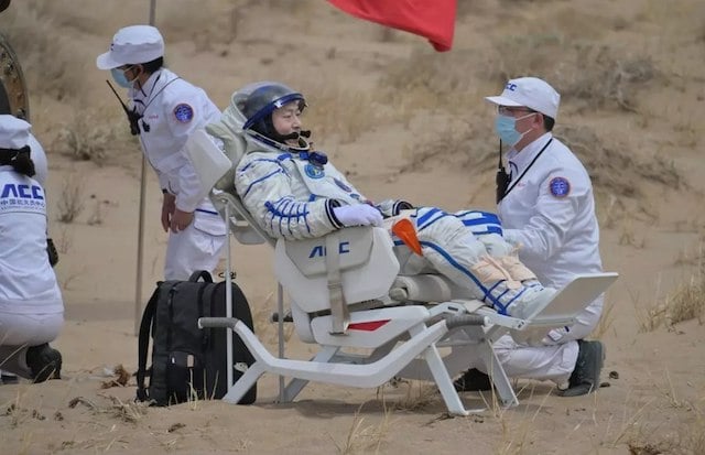 L'astronaute chinois Cai Xuzhe
