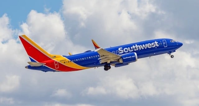 Avion de la compagnie Southwest Airlines 