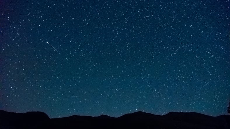 Une pluie d'étoiles filantes