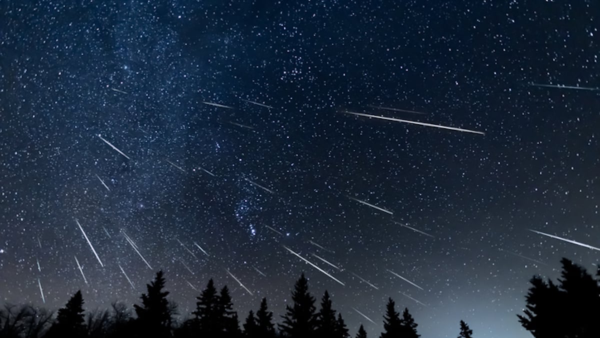 Une pluie d'étoiles filantes