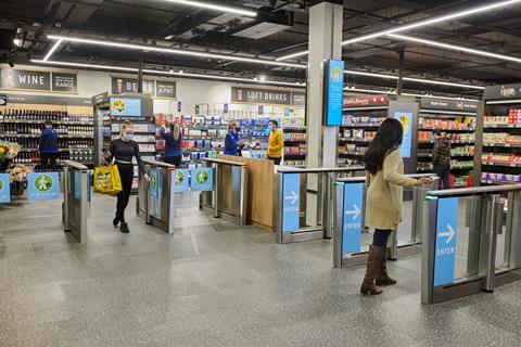Un magasin Aldi à Londres