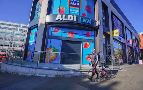 Un magasin Aldi à Londres