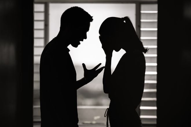 Un couple qui se dispute