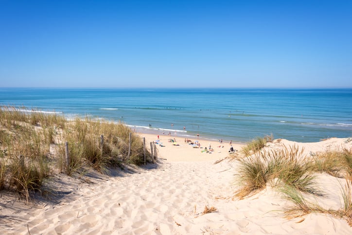 Une plage en France