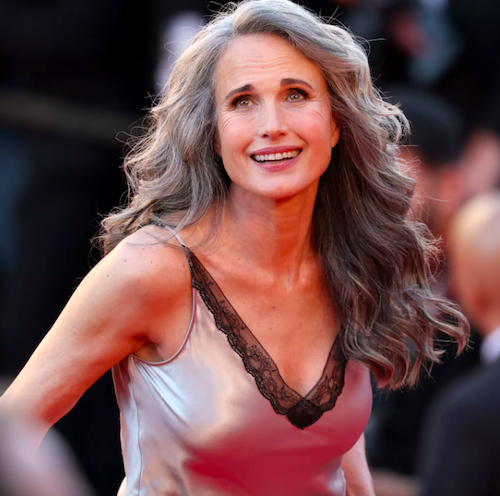 Andie MacDowell au festival de Cannes 2025