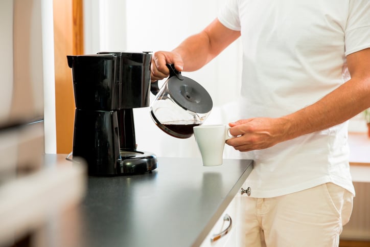 Une cafetière