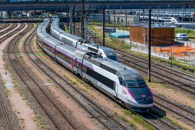 Un train SNCF