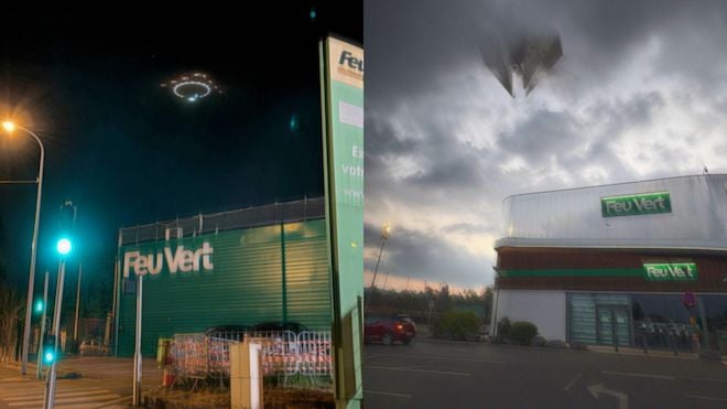 Photos de phénomènes étranges aperçus dans le ciel de plusieurs villes françaises.