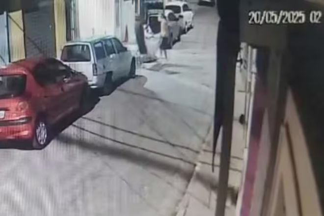 Caméra de surveillance du meurtre