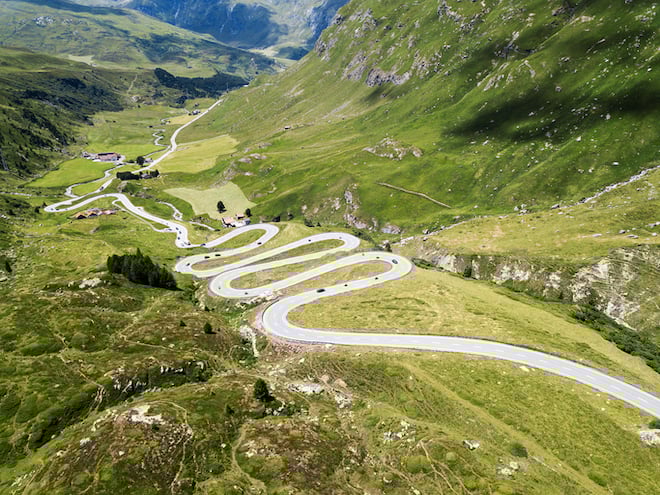 Col de Julier, en Suisse