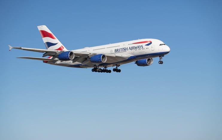 Avion de la compagnie British Airways