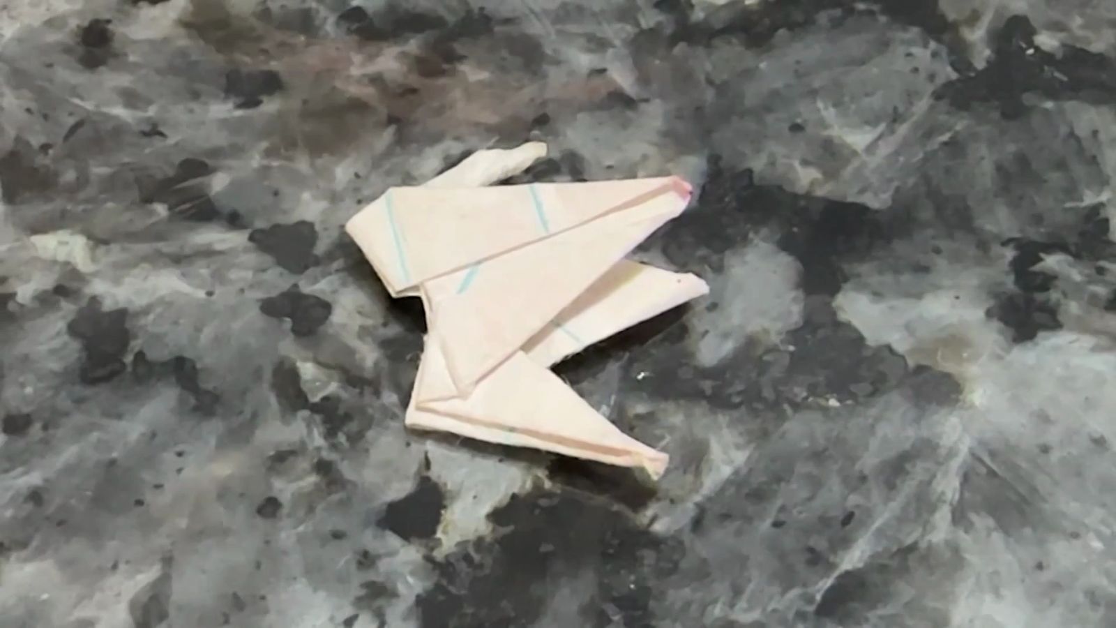 La grue en origami