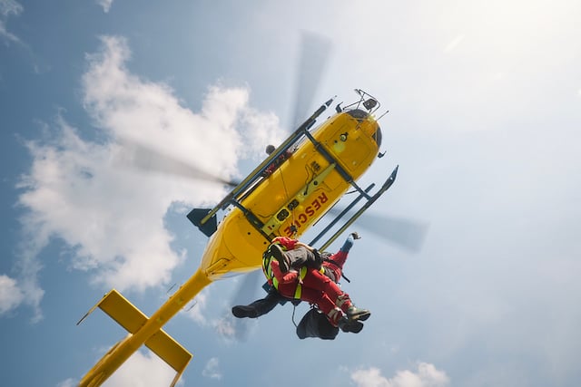 Hélicoptères de secours