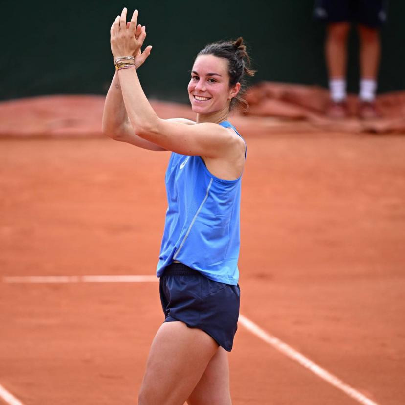 Loïs Boisson à Roland-Garros