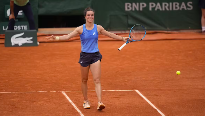 Loïs Boisson à Roland-Garros