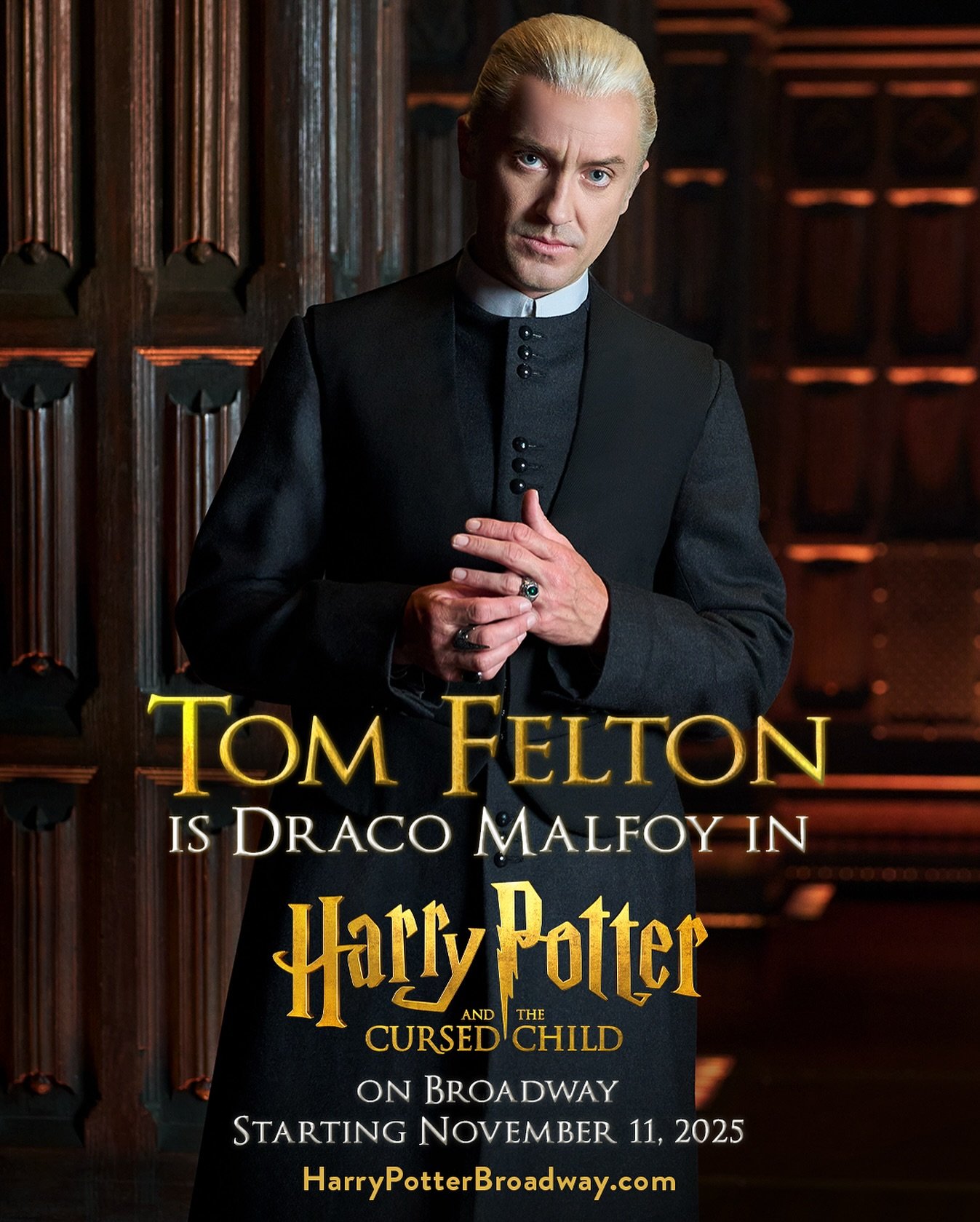 Affiche de la pièce de théâtre Harry Potter