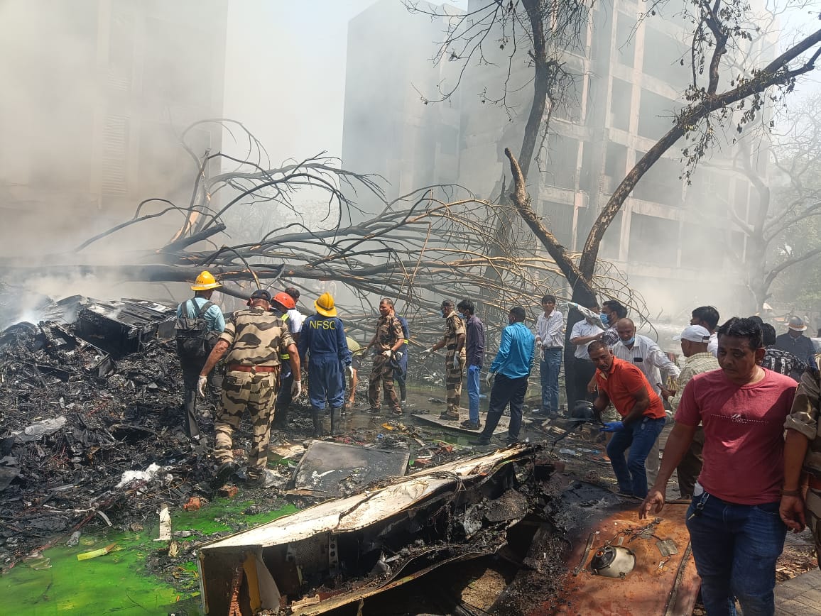 Des images de l'accident d'avion Air India