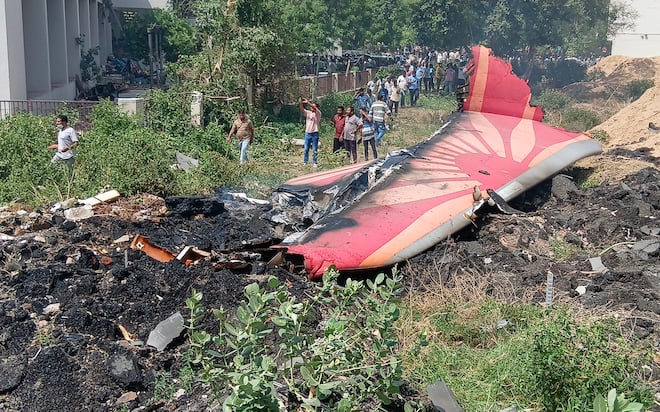 Des images de l'accident d'avion Air India