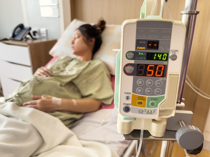 Une femme enceinte à l'hôpital