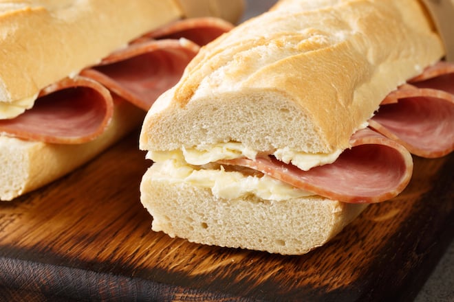 Le sandwich jambon-beurre