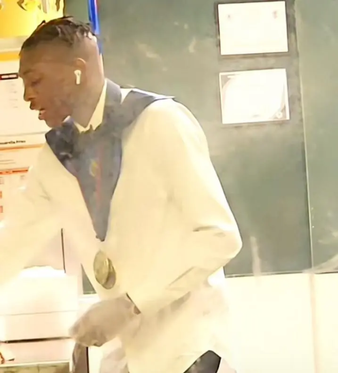 L'étudiant à Burger King