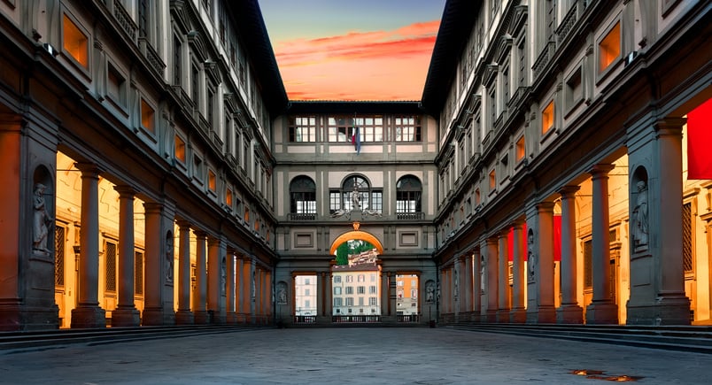 Galerie des Offices à Florence (Italie)