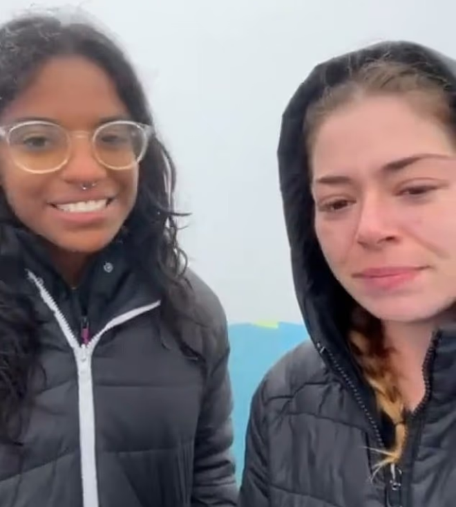 Juliana Marins et son amie Federica