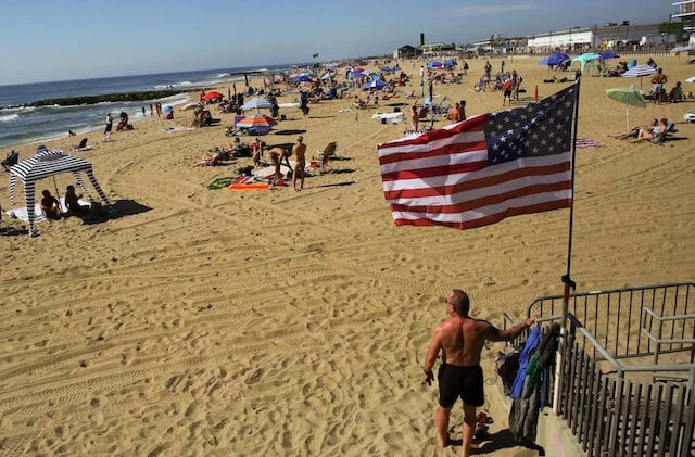 Une plage du New Jersey