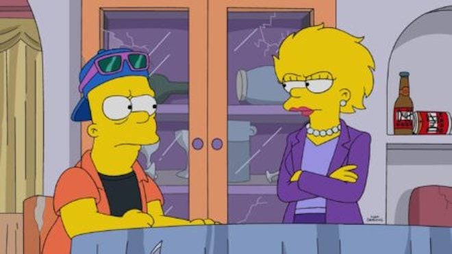 Bart et Lisa Simpson