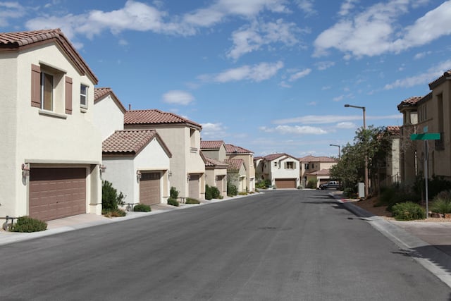 Une banlieue pavillonnaire à Las Vegas