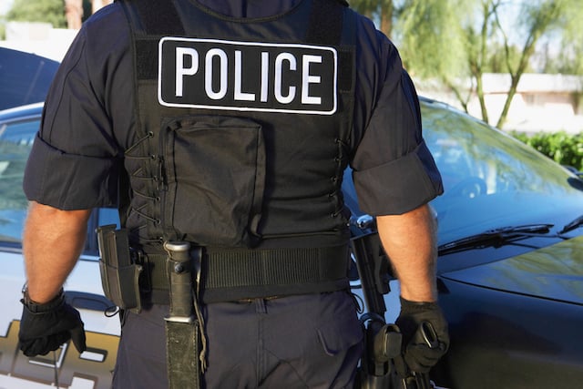 Un agent de police américain