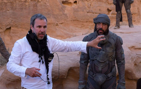 Denis Villeneuve sur le tournage de Dune