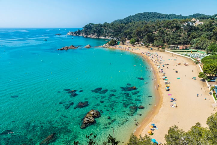 Une plage de la Costa Brava