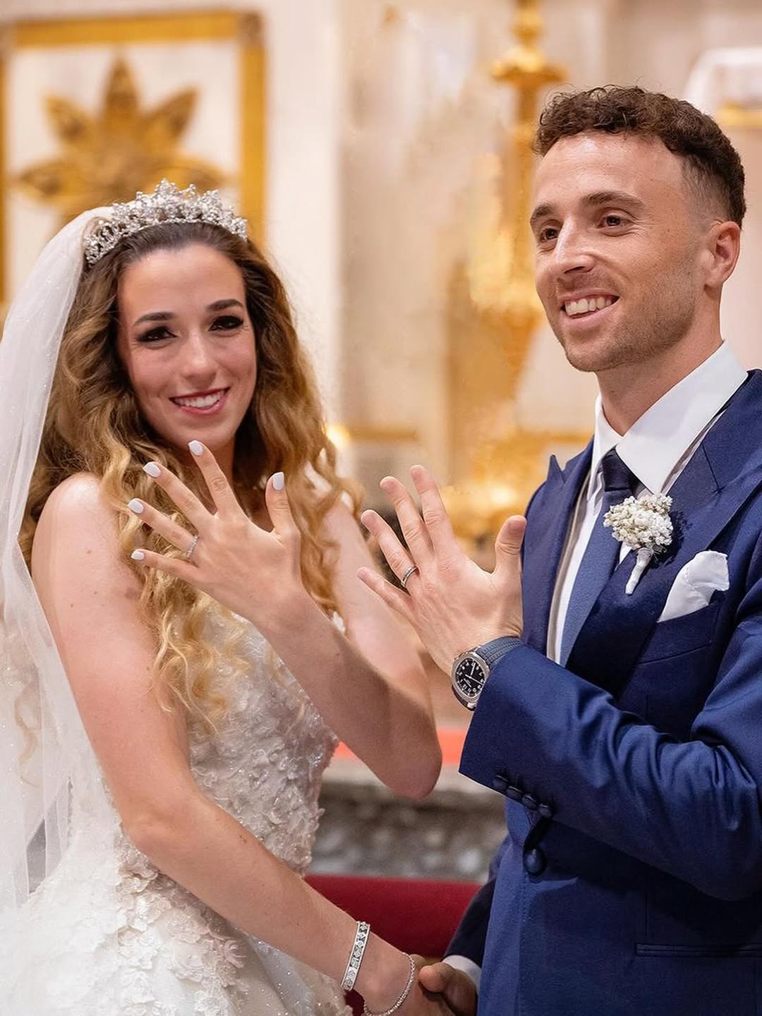 Le footballeur portugais Diogo Jota et sa femme Ruse Cardoso