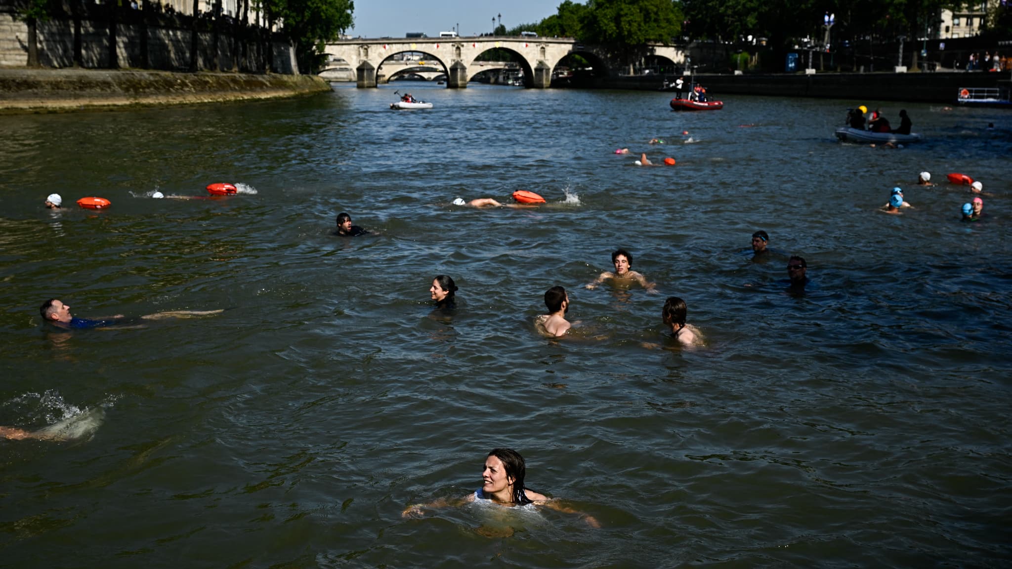 Spot de baignade dans la Seine