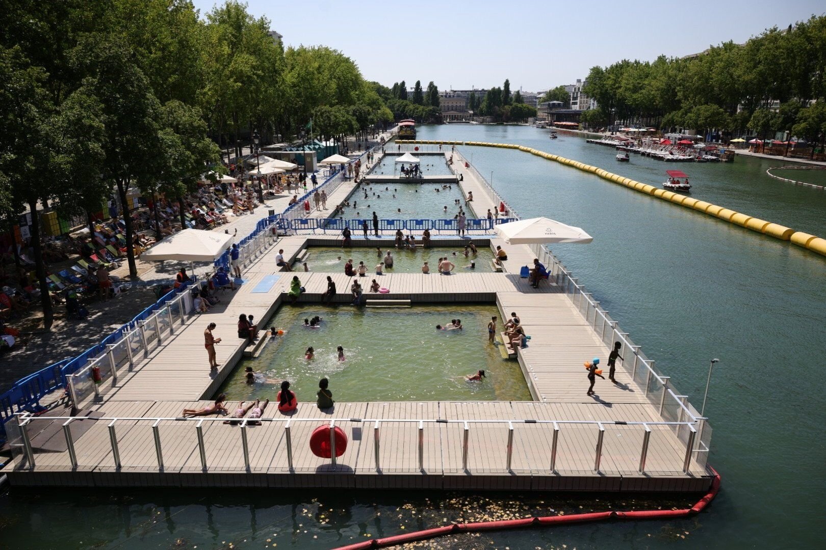 Spot de baignade dans la Seine