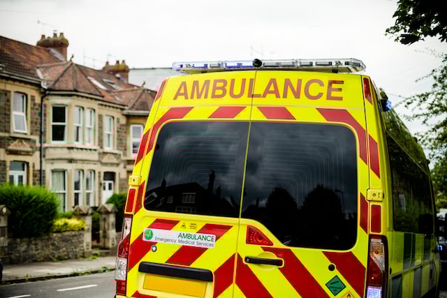 Une ambulance britannique