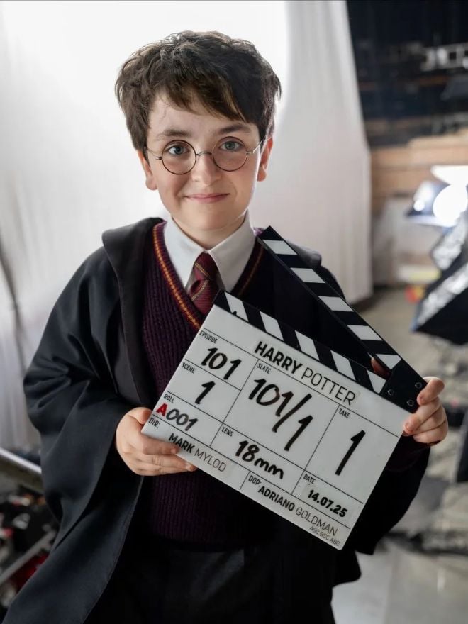 Dominic McLaughlin dans la peau de Harry Potter