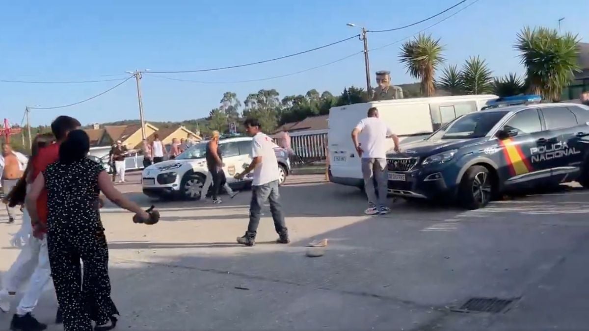Capture d'écran d'une rixe, survenue en Espagne