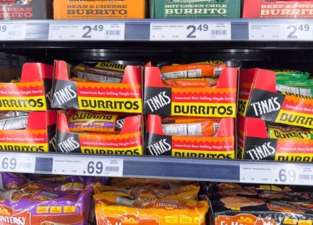 Produits Tina’s Burritos