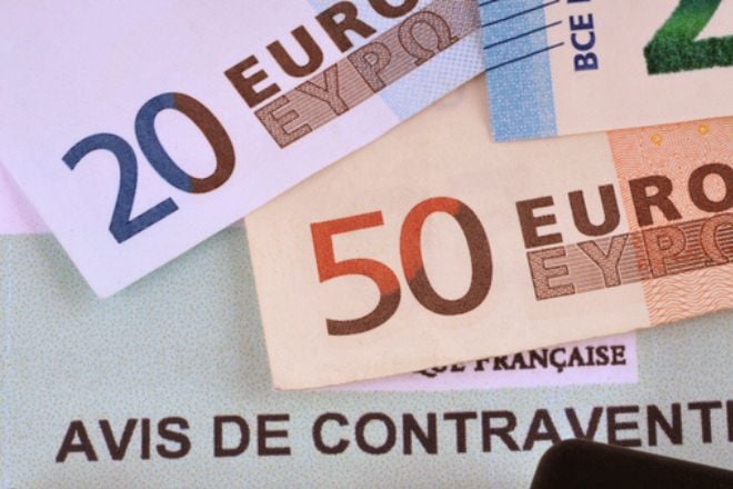 Une amende en euros